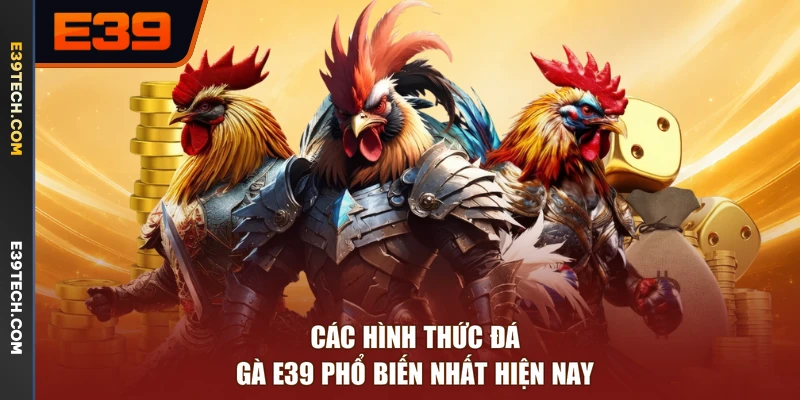 Các hình thức đá gà E39 phổ biến nhất hiện nay